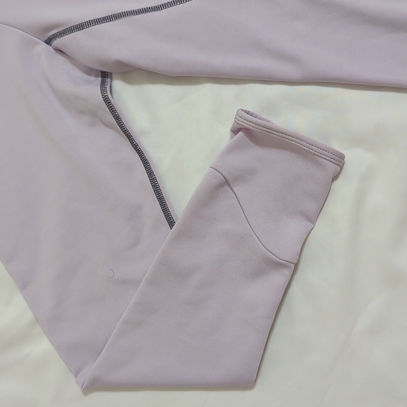 Nike Pro Dri-Fit Mock-Neck Long-Sleeve Top, Color Purple Size L (Kids) - Picture 4 of 14